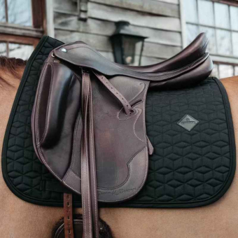 Dressuurzadeldekje Classic Zwart
