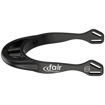 Sporen fairRider 25mm Thin Rounded Zwart