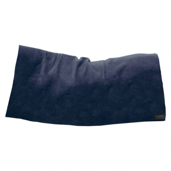 Fleece Deken Heavy Square Marineblauw