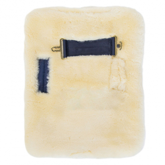 Borstverlenger Vegan Sheepskin 1 Buckle Natuur