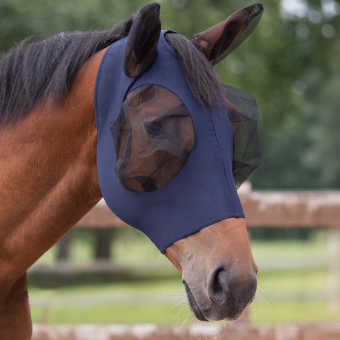 Vliegen oornetje Super Bug Marineblauw