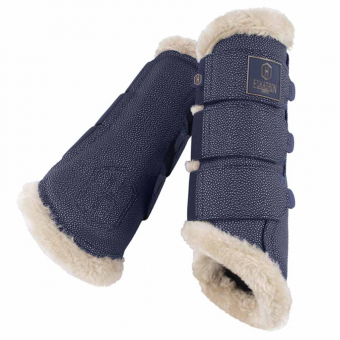 Beenbeschermers Stingray Fauxfur Heritage Blauw