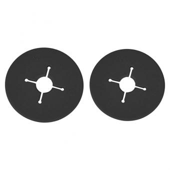 Bittenplaten Rubber HG Zwart