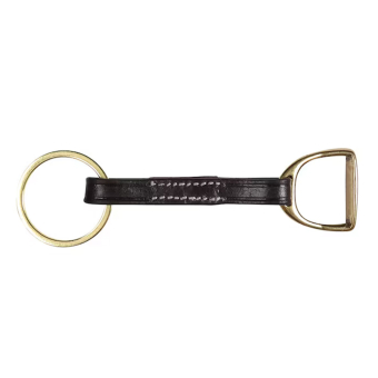 Sleutelhanger HS Stigbygel Bruin/Goud