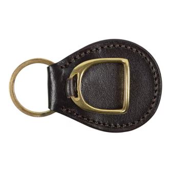 Sleutelhanger HS Stirrup Plate Bruin/Goud