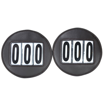 Nummerlabel HS Vegan Leather 2-pack Bruin