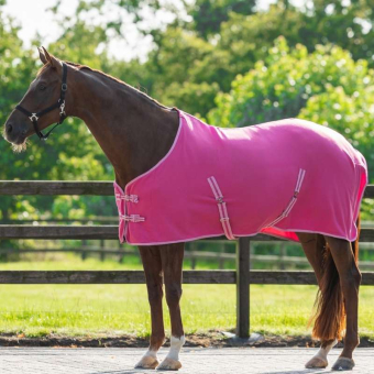 Fleece deken Color Roze