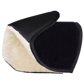 Schoftbeschermer Fauxfur Zwart
