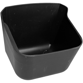 Voerbak met morsrand Zwart
