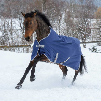 Winterdeken Pony Freedom Turnout 150g Marineblauw