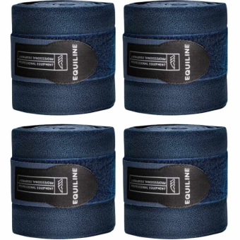 Fleecelinten Polo Marineblauw
