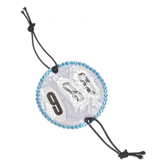 Startnummerkristal HG Blauw