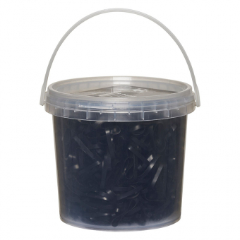 Siliconen Elastiekjes 1500 stuks HG Zwart