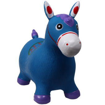 Springbal Jumpy Horse Blauw