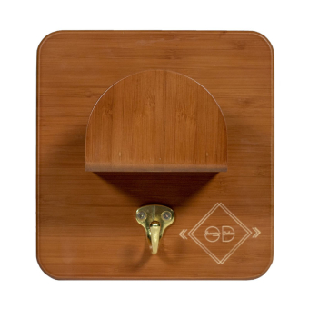 Bidselhouder Single Bruin