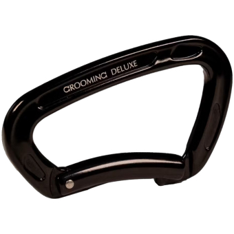 Ophanghaak Aluminiumn Safety Snap Zwart