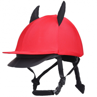 Helmovertrek Halloween Devil Rood/Zwart