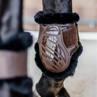 Strijklappen Young Vegan Sheepskin Bruin/Zwart