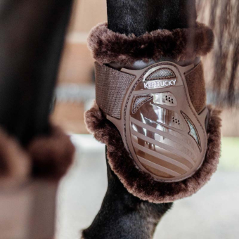 Strijklappen Young Vegan Sheepskin Bruin/Bruin