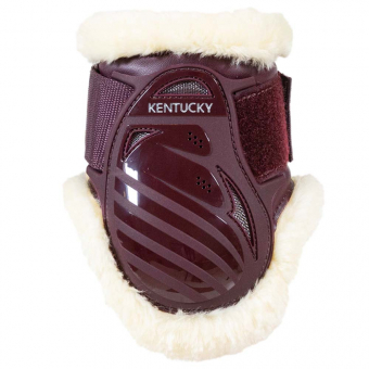 Strijklappen Young Vegan Sheepskin Bordeaux