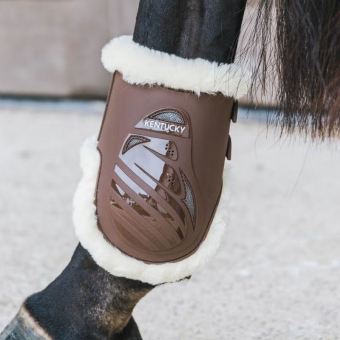 Strijklappen Elastic Vegan Sheepskin Bruin