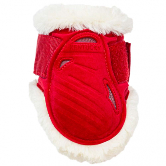 Strijklappen Young Vegan Sheepskin Velvet Rood
