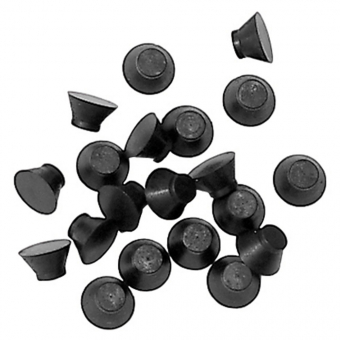 Spike Plug HS Rubber 20-pack Zwart