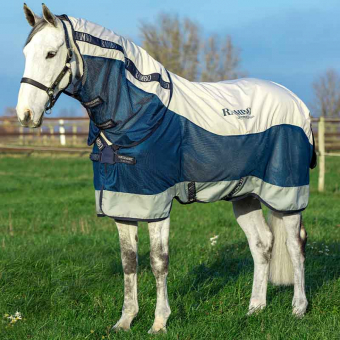 Regen/vliegendeken Rambo Summer Series Marineblauw/Grijs