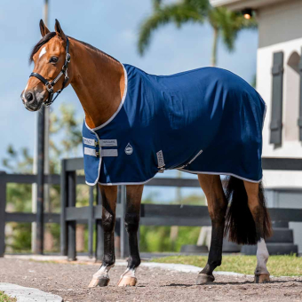 Staldeken Amigo 0g Marineblauw/Grijs/Zilver