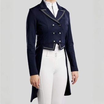 Dressuurfrack Softshell Marineblauw