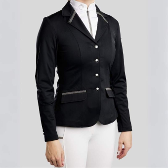 Wedstrijdjas MoGloria Softshell Caviar Tape Zwart