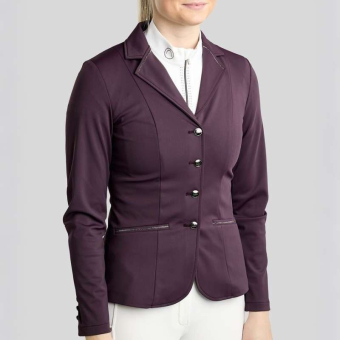 Wedstrijdjas MoKira Softshell Gun Metal Crystals Fig