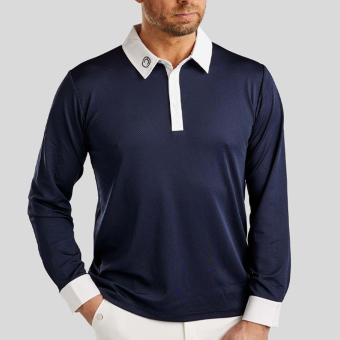 Wedstrijdshirt Heren MoWill Long Sleeve Marineblauw
