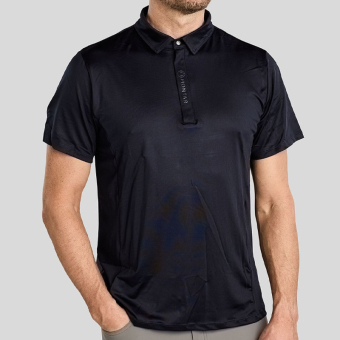 Heren Poloshirt Clubwear Marineblauw