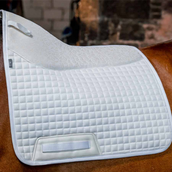 Dressuurzadeldekje Tech Comfort Wit