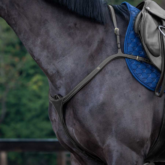 Borsttuig met lange brug DC Zwart