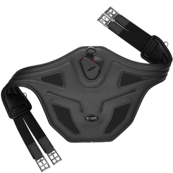 Springsingel met buikflap Techno Stud Zwart