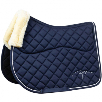 Zadeldekje Skin Friendly Vegan Sheepskin Marineblauw