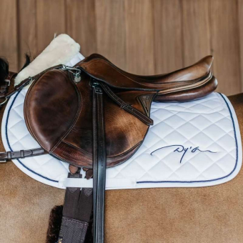 Zadeldekje Skin Friendly Vegan Sheepskin Wit