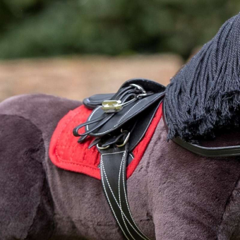 Zadeldekje Toy Pony Rood