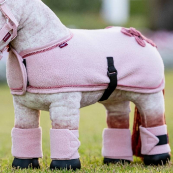 Fleecedeke Toy Pony Lichtroze