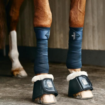 Rijbandages Classic 2-pack Navyblauw
