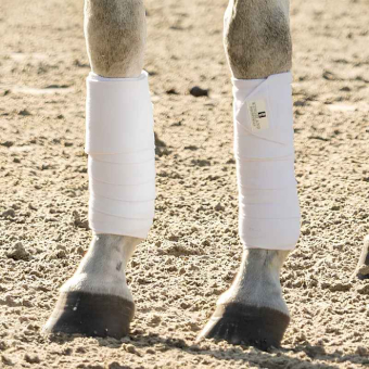 Fleecebandages Classic 2-pack Wit