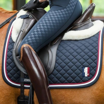 Dressuurzadeldekje Classic Marineblauw