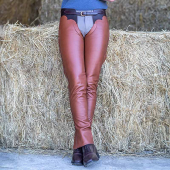 Chaps Leather Cognac