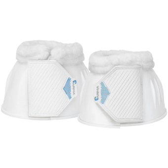 Springschoenen Glossy PVC Fleece Wit