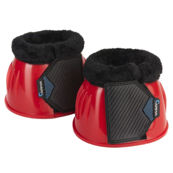 Springschoenen Glossy PVC Fleece Rood
