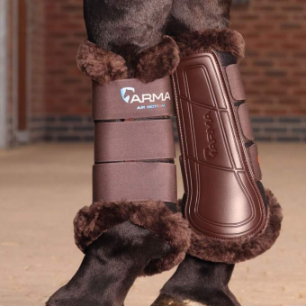 Beenbeschermers Air Motion Supafleece Bruin