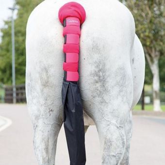 Staartbeschermer met zak Roze