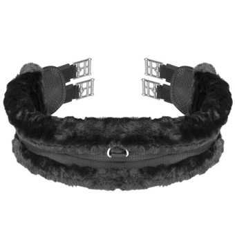 Anatomische Zadelgordel SupaFleece Zwart